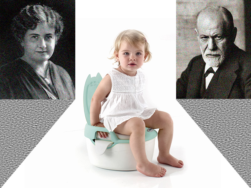 Freud, Montessori, odplienkovanie a nočník